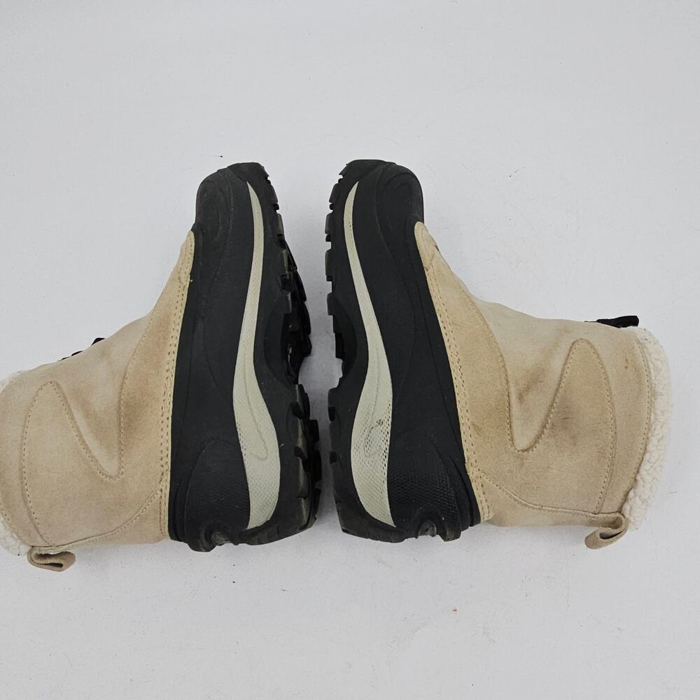 Columbia Cascadian Snowchill Suede Thermolite Winter Boots Beige Women’s Size 8 - Picture 4 of 10